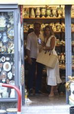 DEVIN BRUGMAN and NATASHA OAKLEY on Holiday in Taormina 06/19/2017