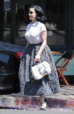 DITA VON TEESE Out for Lunch in Los Angeles 06/05/2017