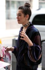 DUA LIPA Arrives at BBC Radio 1 in London 06/02/2017