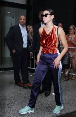 DUA LIPA Arrives at Good Morning American in New York 06/17/2017