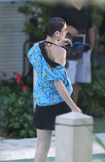 DUA LIPA on the Set of Her Music Video in Miami Beach 06/15/2017