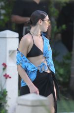 DUA LIPA on the Set of Her Music Video in Miami Beach 06/15/2017