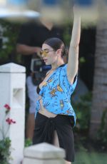 DUA LIPA on the Set of Her Music Video in Miami Beach 06/15/2017
