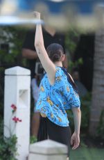 DUA LIPA on the Set of Her Music Video in Miami Beach 06/15/2017