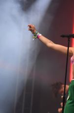 DUA LIPA Performs at Glastonbury Festival in Pilton 06/23/2017