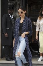EIZA GONZALEZ Leaves Corinthia Hotel in London 06/22/2017