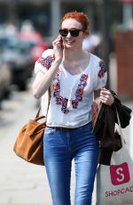 ELEANOR TOMLINSON Out and About in London 06/01/2017