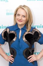 ELISABETH MOSS at This Morning TV Show in London 06/01/2017