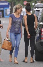 ELIZABETH HURLEY Out and About in London 06/22/2017