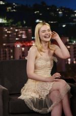 ELLE FANNING at Jimmy Kimmel Live in Hollywood 06/19/2017