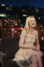 ELLE FANNING at Jimmy Kimmel Live in Hollywood 06/19/2017