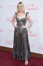 ELLE FANNING at The Beguiled Premiere in Los Angeles 06/12/2017