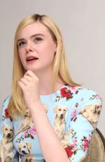 ELLE FANNING at The Beguiled Press Conference in Beverly Hills 06/13/2017