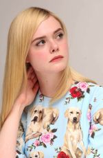 ELLE FANNING at The Beguiled Press Conference in Beverly Hills 06/13/2017