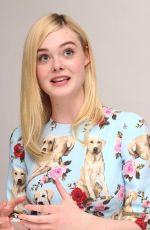 ELLE FANNING at The Beguiled Press Conference in Beverly Hills 06/13/2017