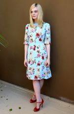 ELLE FANNING at The Beguiled Press Conference in Beverly Hills 06/13/2017