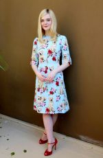 ELLE FANNING at The Beguiled Press Conference in Beverly Hills 06/13/2017