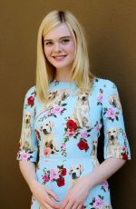 ELLE FANNING at The Beguiled Press Conference in Beverly Hills 06/13/2017