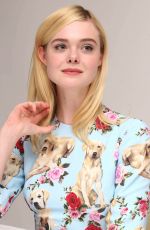ELLE FANNING at The Beguiled Press Conference in Beverly Hills 06/13/2017