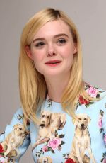 ELLE FANNING at The Beguiled Press Conference in Beverly Hills 06/13/2017