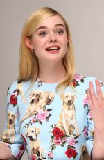 ELLE FANNING at The Beguiled Press Conference in Beverly Hills 06/13/2017
