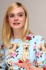 ELLE FANNING at The Beguiled Press Conference in Beverly Hills 06/13/2017