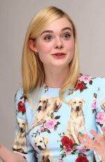 ELLE FANNING at The Beguiled Press Conference in Beverly Hills 06/13/2017