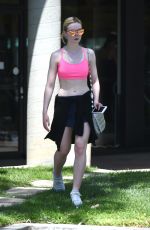 ELLE FANNING Heading to a Gym in Los Angeles 06/14/2017
