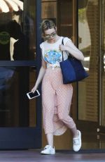 ELLE FANNING Out and About in Los Angeles 06/26/2017