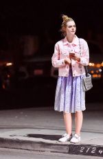 ELLE FANNING Out for Dinner in Los Feliz 06/13/2017