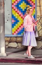 ELLE FANNING Out for Dinner in Los Feliz 06/27/2017