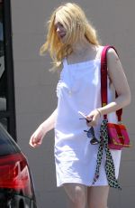 ELLE FANNING Out for Lunch in Los Angeles 06/28/2017