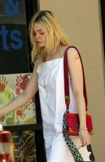 ELLE FANNING Out for Lunch in Los Angeles 06/28/2017