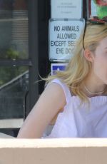 ELLE FANNING Out for Lunch in Los Angeles 06/28/2017
