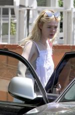 ELLE FANNING Out for Lunch in Los Angeles 06/28/2017