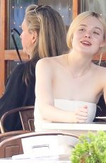 ELLE FANNING Out for Lunch in New York 06/02/2017
