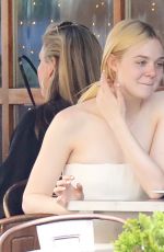 ELLE FANNING Out for Lunch in New York 06/02/2017