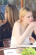 ELLE FANNING Out for Lunch in New York 06/02/2017