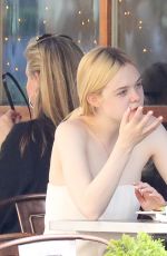 ELLE FANNING Out for Lunch in New York 06/02/2017