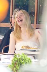 ELLE FANNING Out for Lunch in New York 06/02/2017