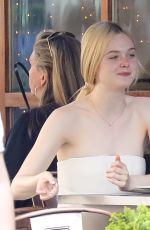 ELLE FANNING Out for Lunch in New York 06/02/2017