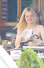 ELLE FANNING Out for Lunch in New York 06/02/2017