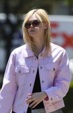 ELLE FANNING Out in Los Angeles 06/13/2017