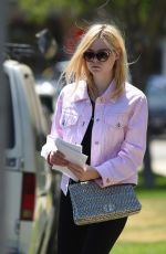 ELLE FANNING Out in Los Angeles 06/13/2017