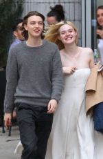 ELLE FANNING Out in New York 06/02/2017