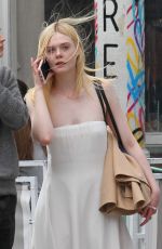 ELLE FANNING Out in New York 06/02/2017