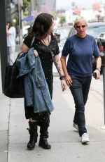 ELLEN DEGENERES and JOELY FISHER Out in Los Angeles 06/01/2017
