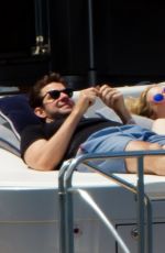 EMILY BLUNT in Bikini at a Boat in Italy 06/07/2017