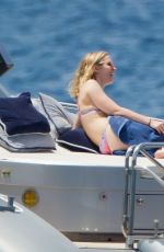 EMILY BLUNT in Bikini at a Boat in Italy 06/07/2017