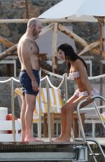 EMILY RATAJKOWSI in Bikini and Jeff Magid at a Beach in Tuscany 06/10/2017